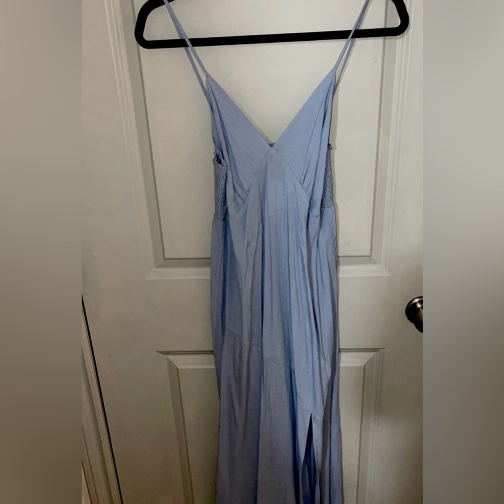 Final Touch Sky Blue Elegant Dress